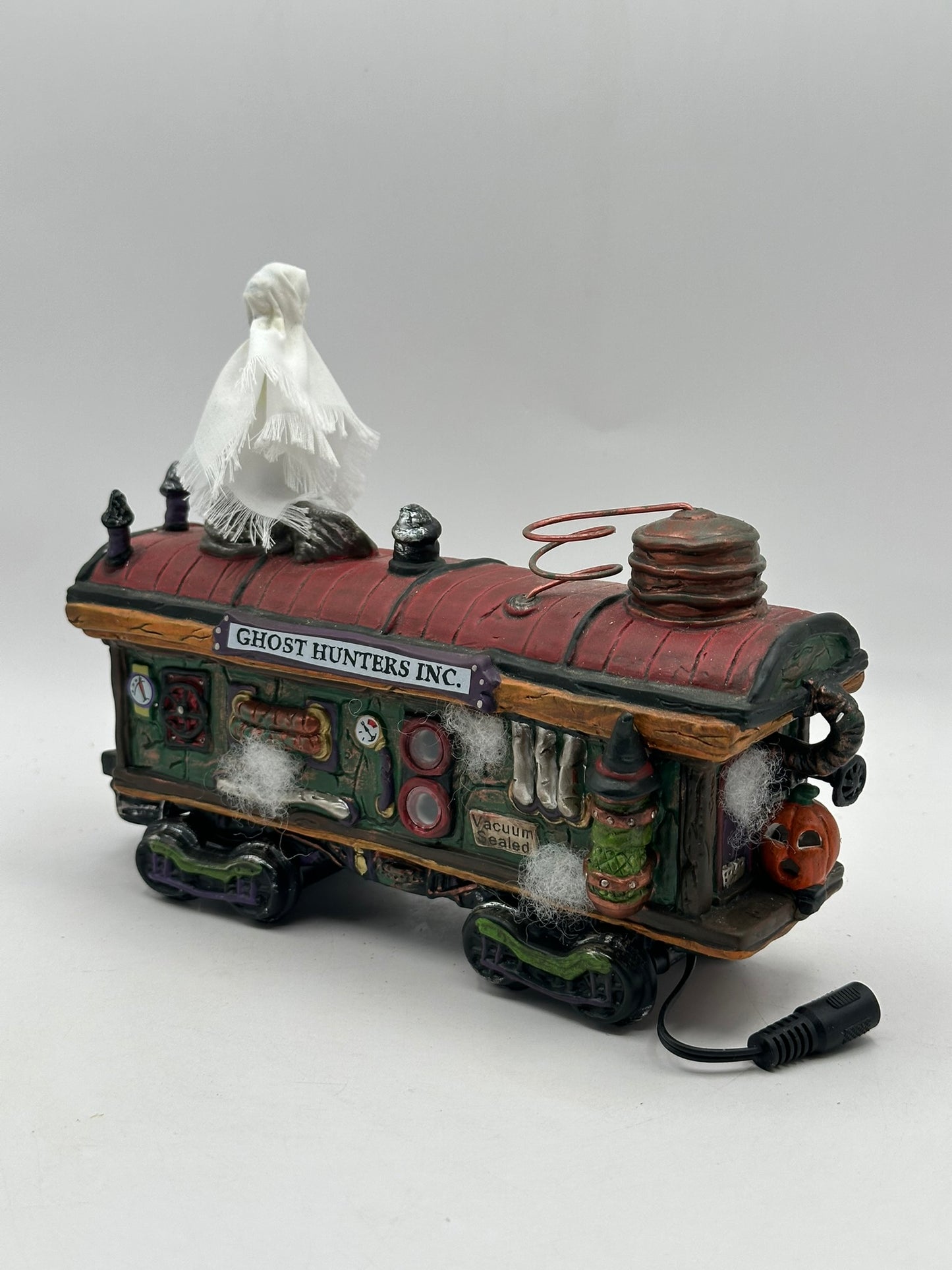 Department 56 - Haunted Rails Scary Ghost Hauler - Snow Village Halloween