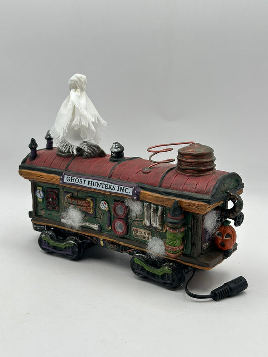 Department 56 - Haunted Rails Scary Ghost Hauler - Snow Village Halloween