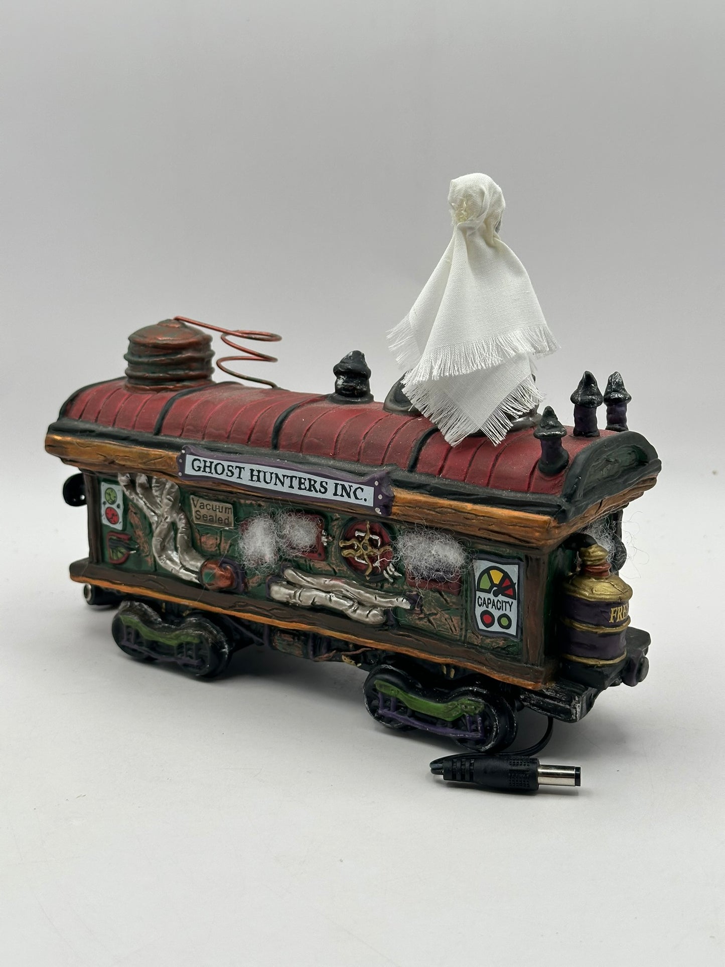 Department 56 - Haunted Rails Scary Ghost Hauler - Snow Village Halloween