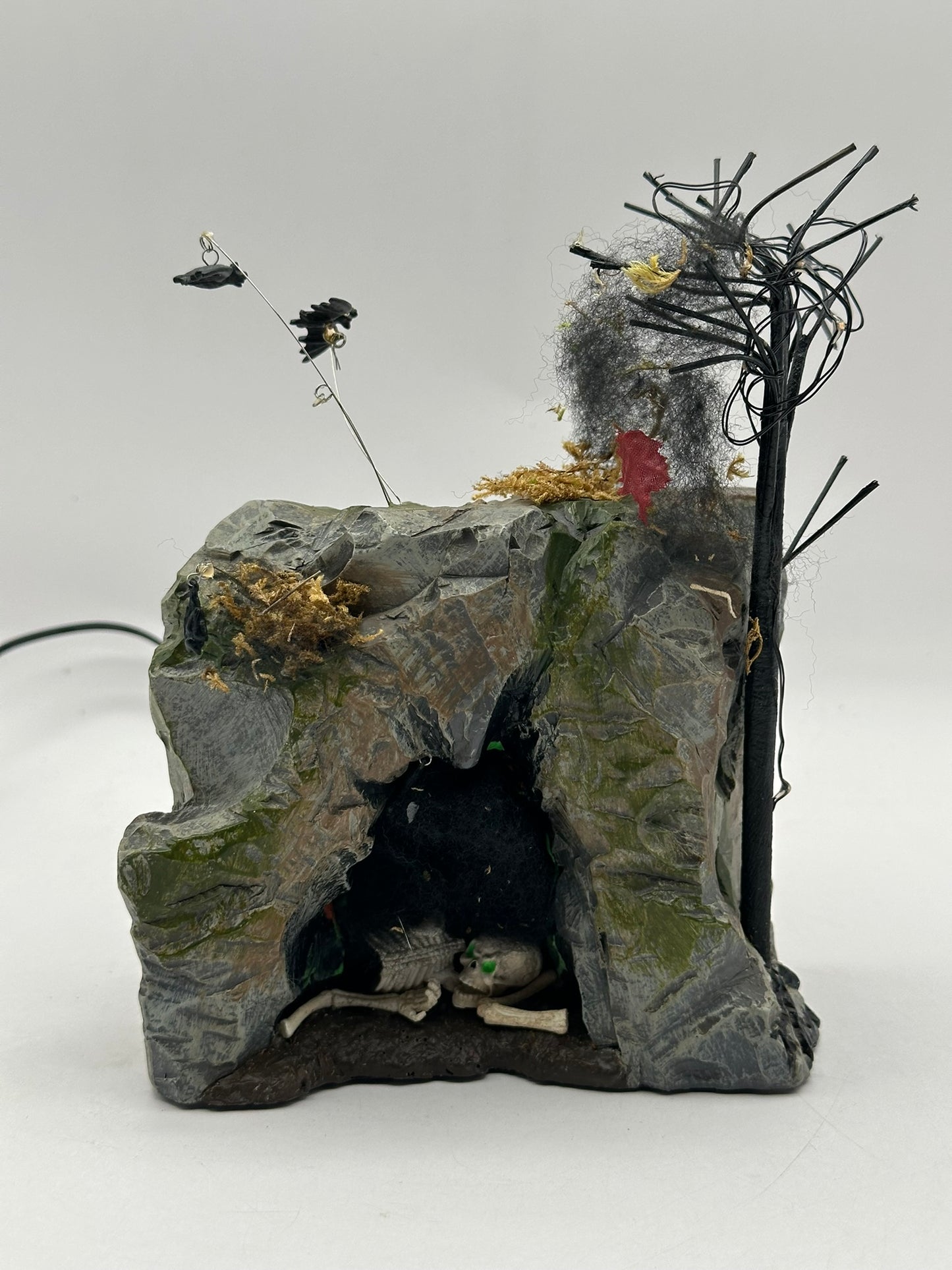 Department 56 - Black Light Bat Cave - Snow Village Halloween