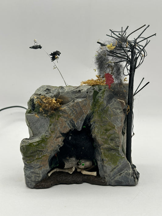 Department 56 - Black Light Bat Cave - Snow Village Halloween