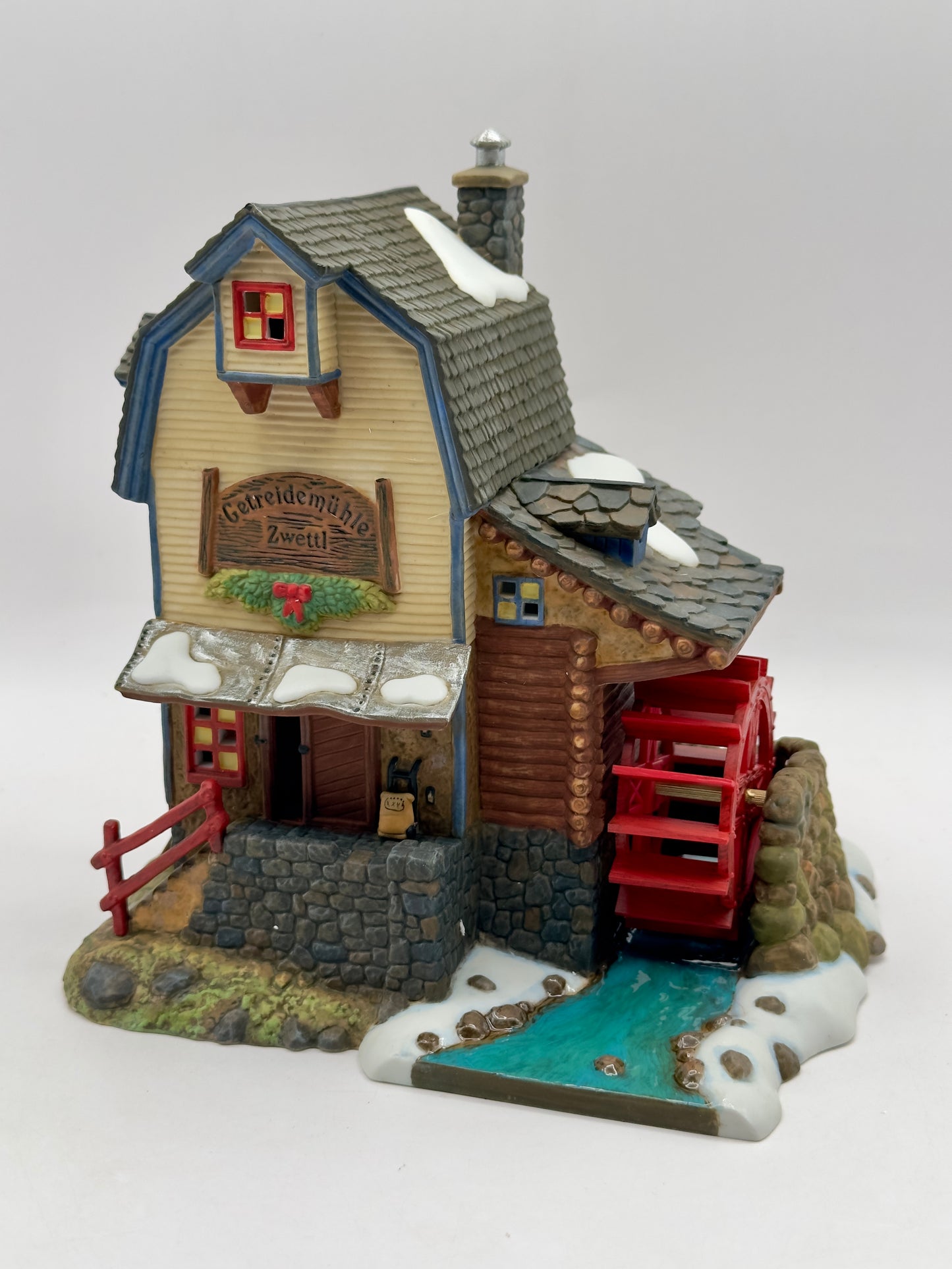 Department 56 - "Getreidemühle Zwettl" Grain Mill - Alpine Village