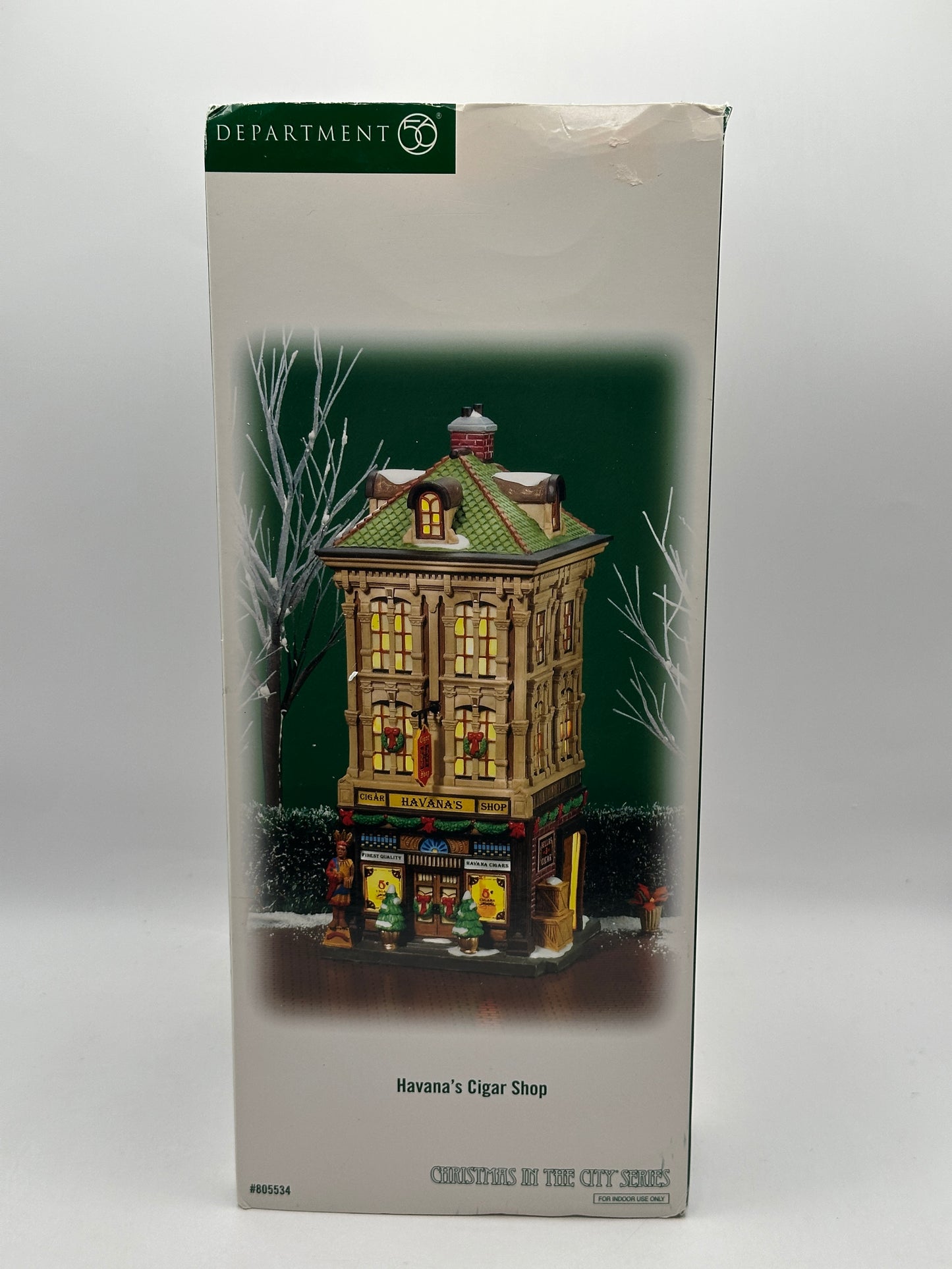 Department 56 - Havana's Cigar Shop - Christmas in the City