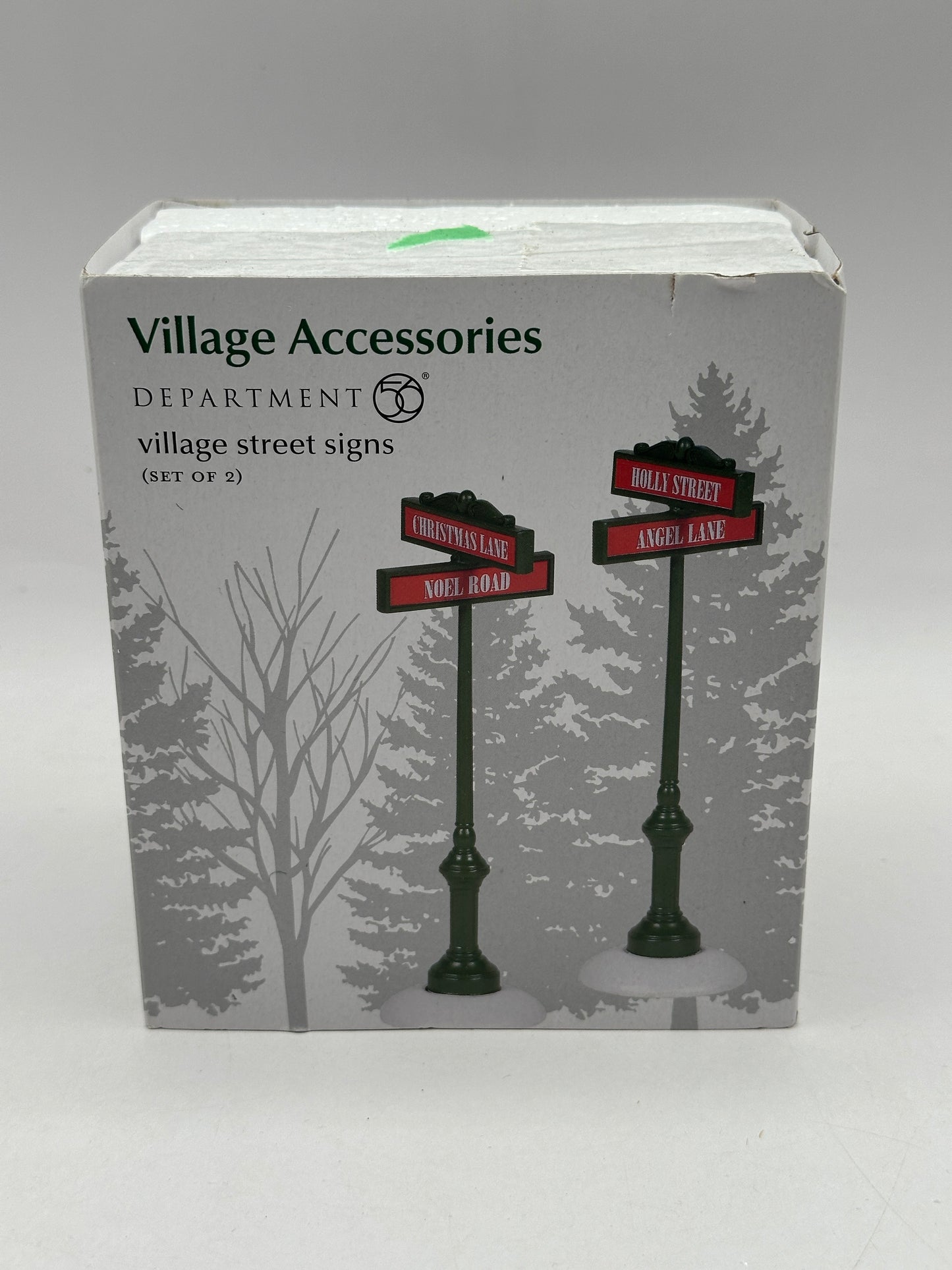 Department 56 - Village Street Signs - Village Accessories