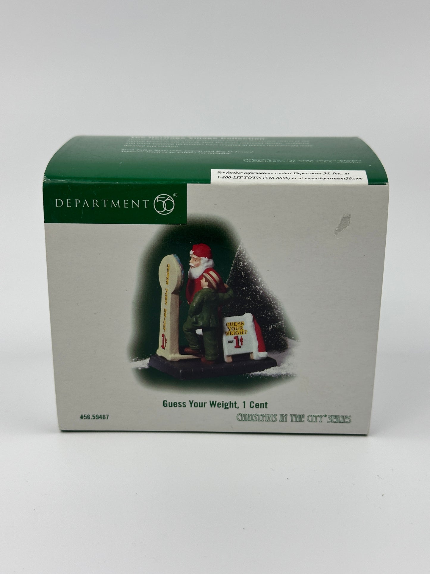 Department 56 - Guess Your Weight, 1 Cent - Christmas in the City