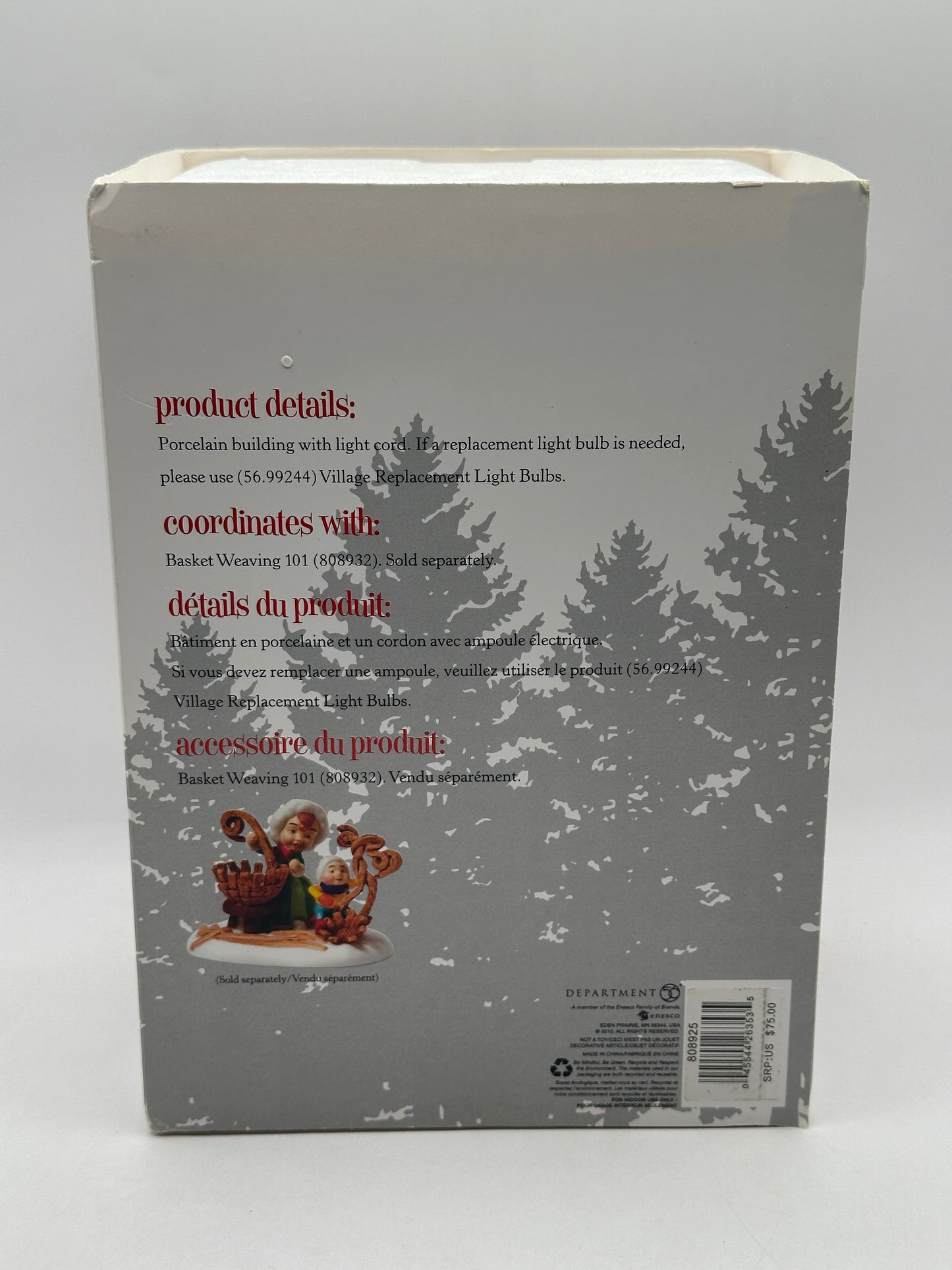 Department 56 - Baskets & Bows - North Pole Series