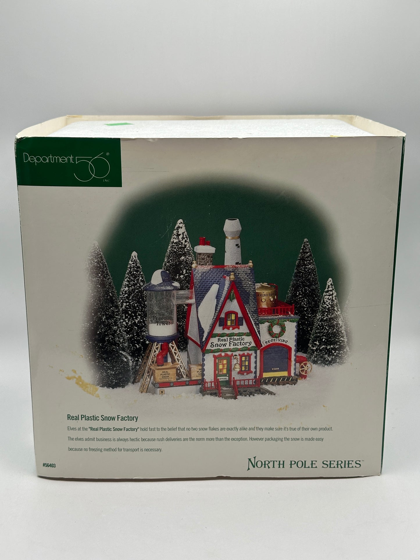 Department 56 - Real Plastic Snow Factory - North Pole Series
