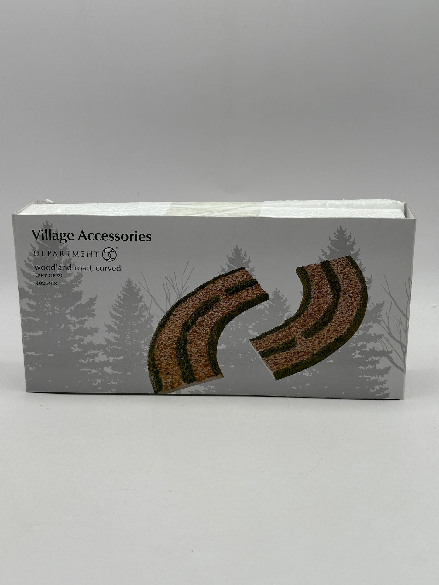 Department 56 - Woodland Road, Curved (Set of 2) - Village Accessories