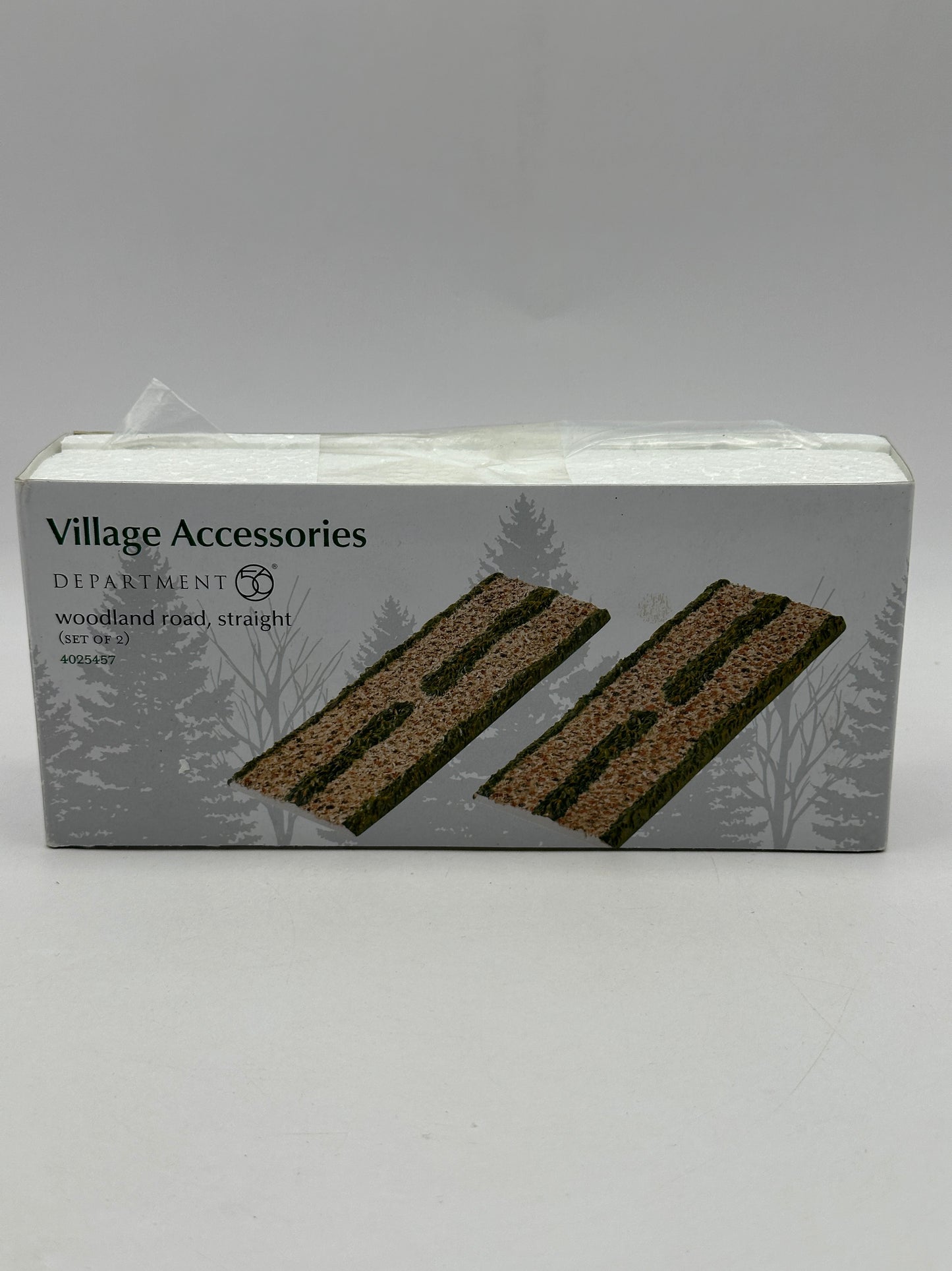 Department 56 - Woodland Road, Straight (Set of 2) - Village Accessories