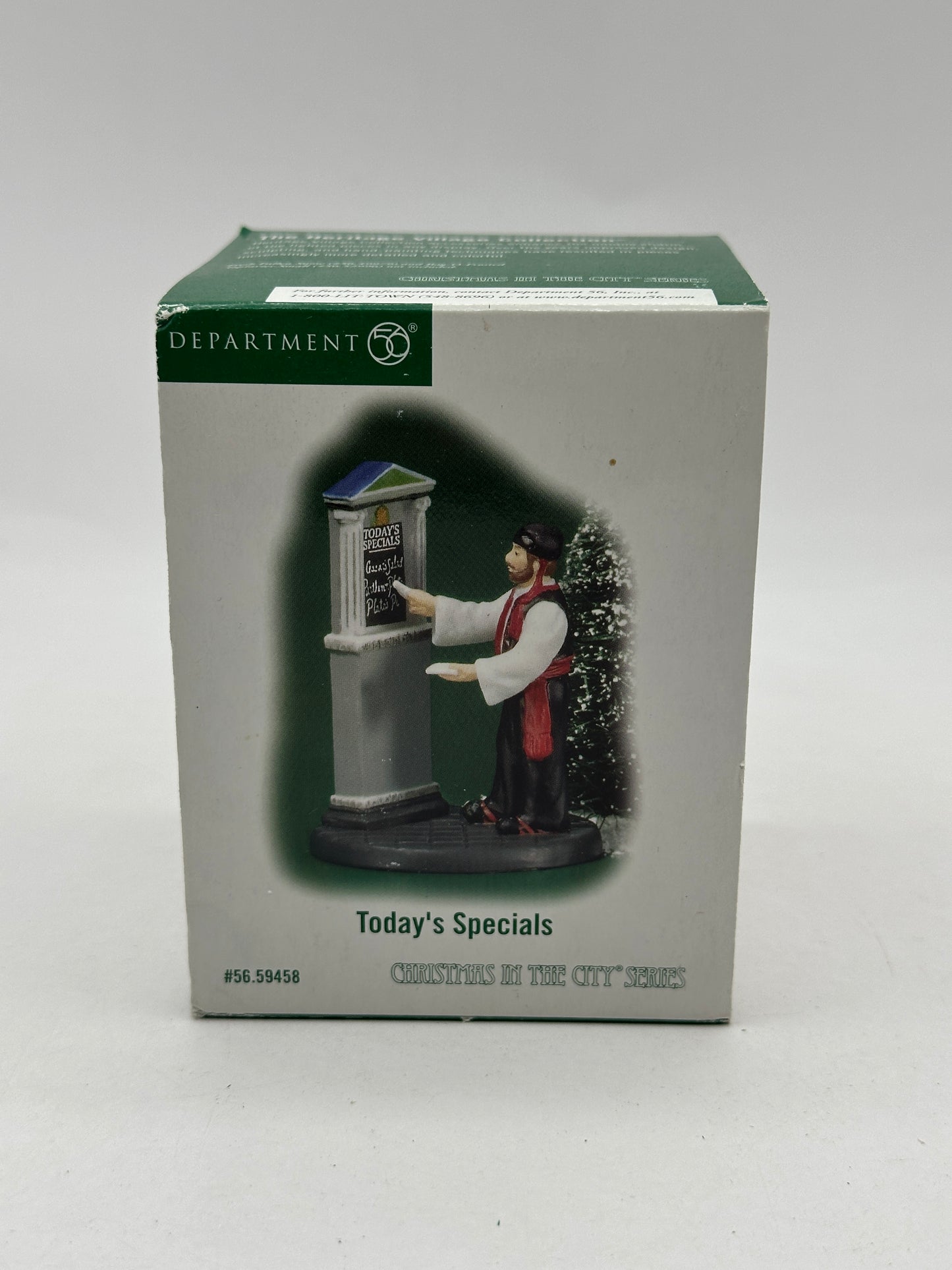 Department 56 - Today’s Specials (2004) - Christmas in the City