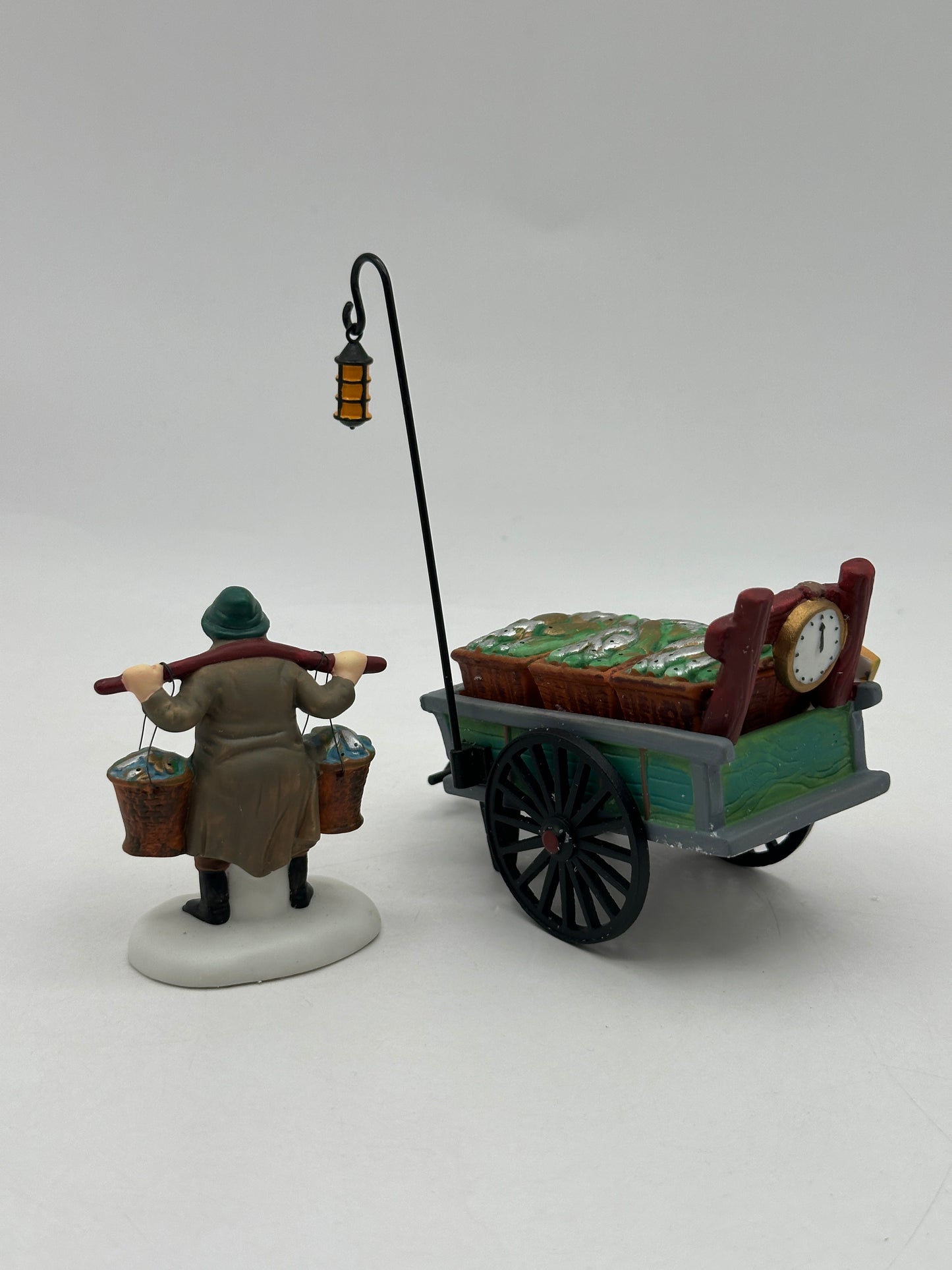 Department 56 - Chelsea Market Fish Monger & Cart - Dickens' Village