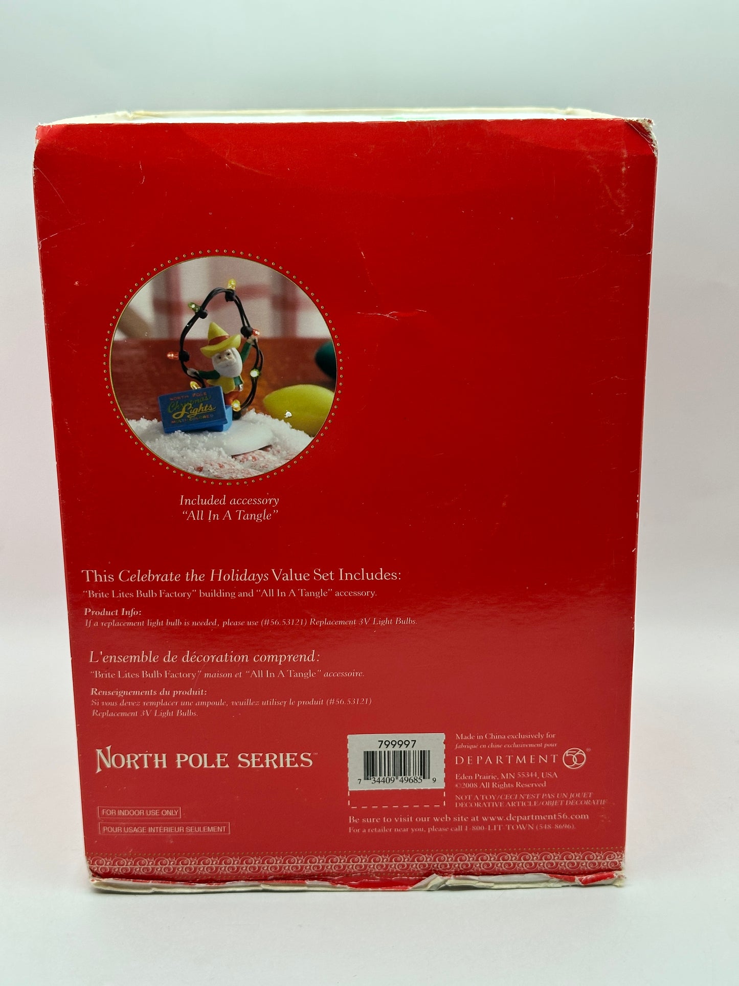 Department 56 - Brite Lites Bulb Factory - North Pole Series