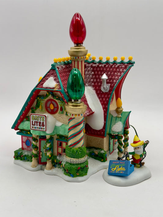 Department 56 - Brite Lites Bulb Factory - North Pole Series