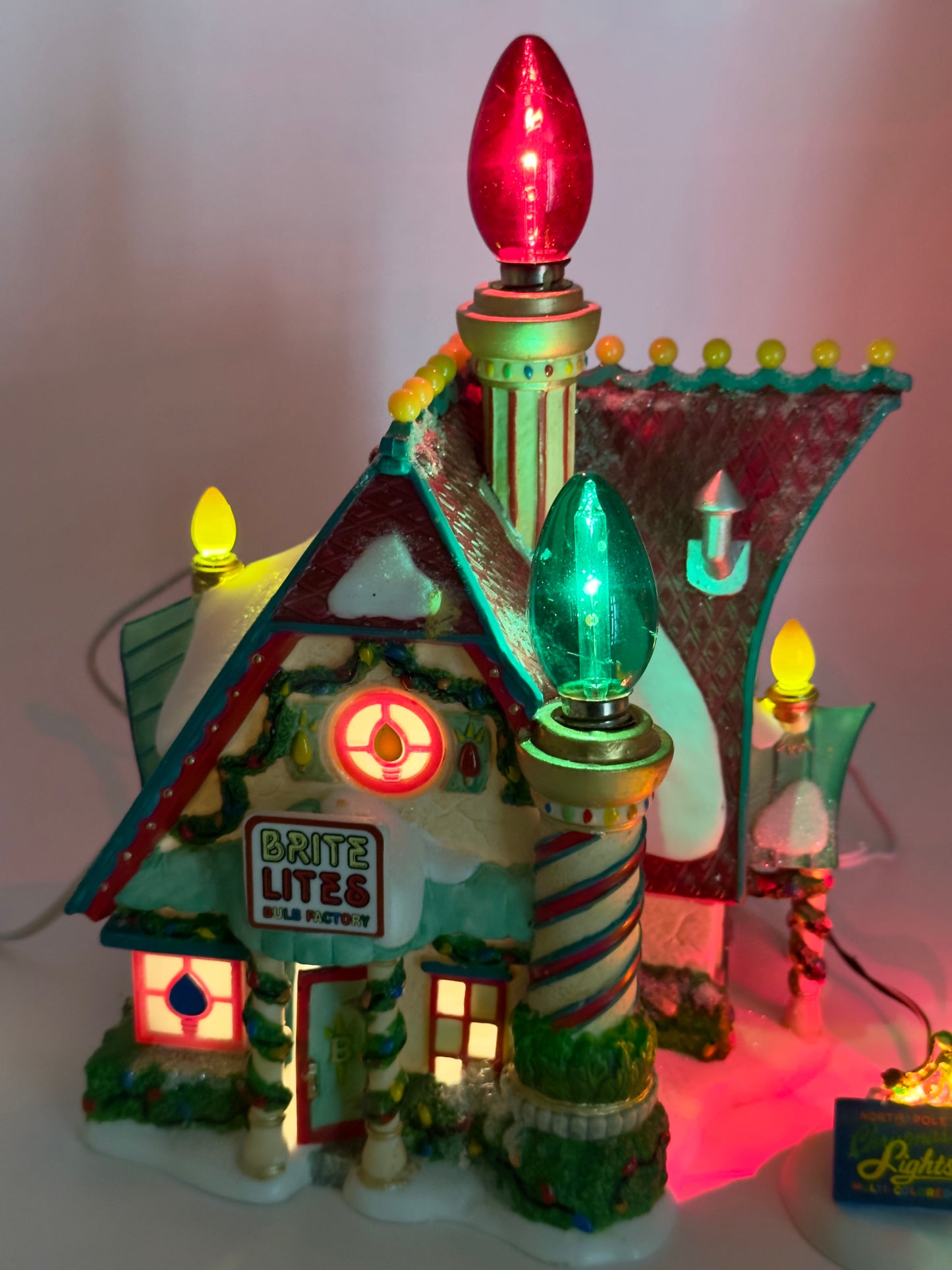 Department 56 - Brite Lites Bulb Factory - North Pole Series