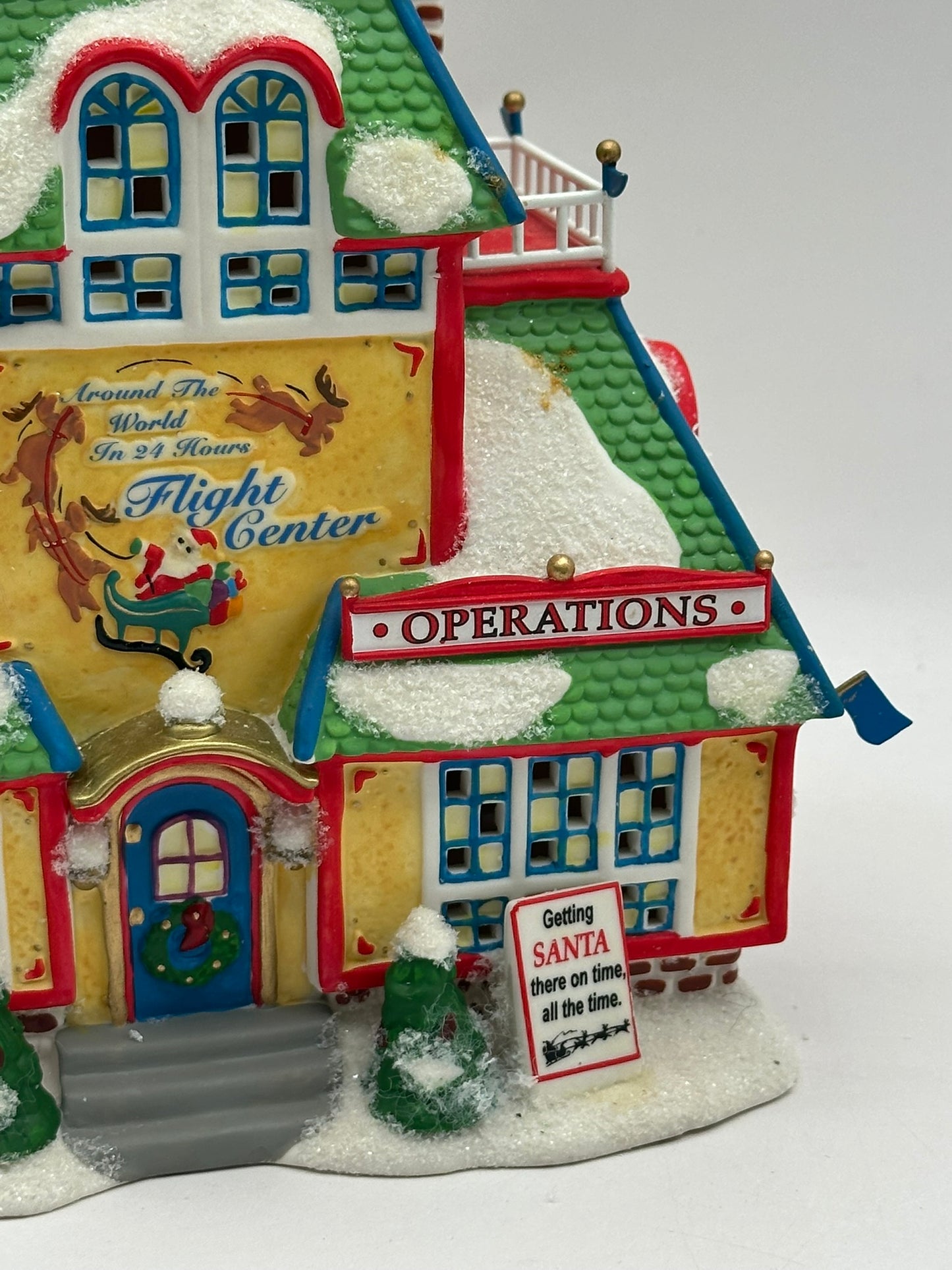 Department 56 - Around The World In 24 Hours Flight Center - North Pole Series