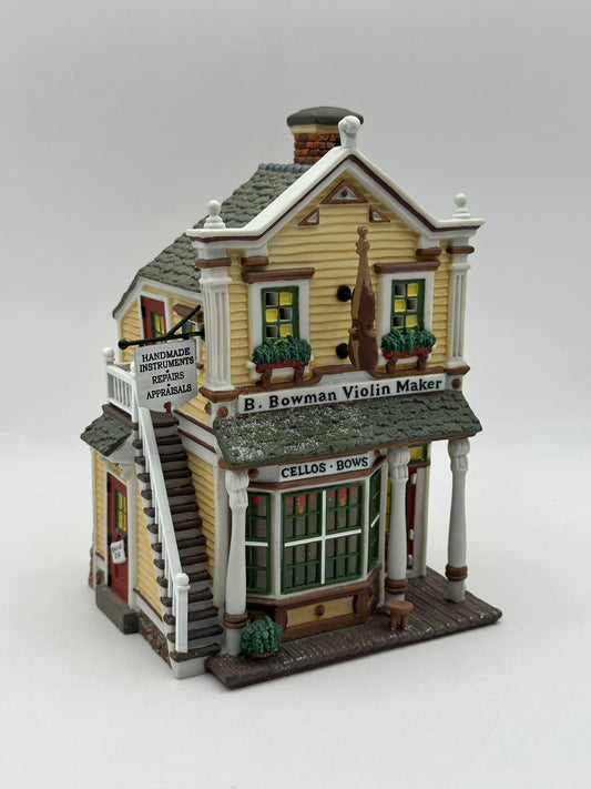 Department 56 - Benjamin Bowman Violin Maker - New England Village