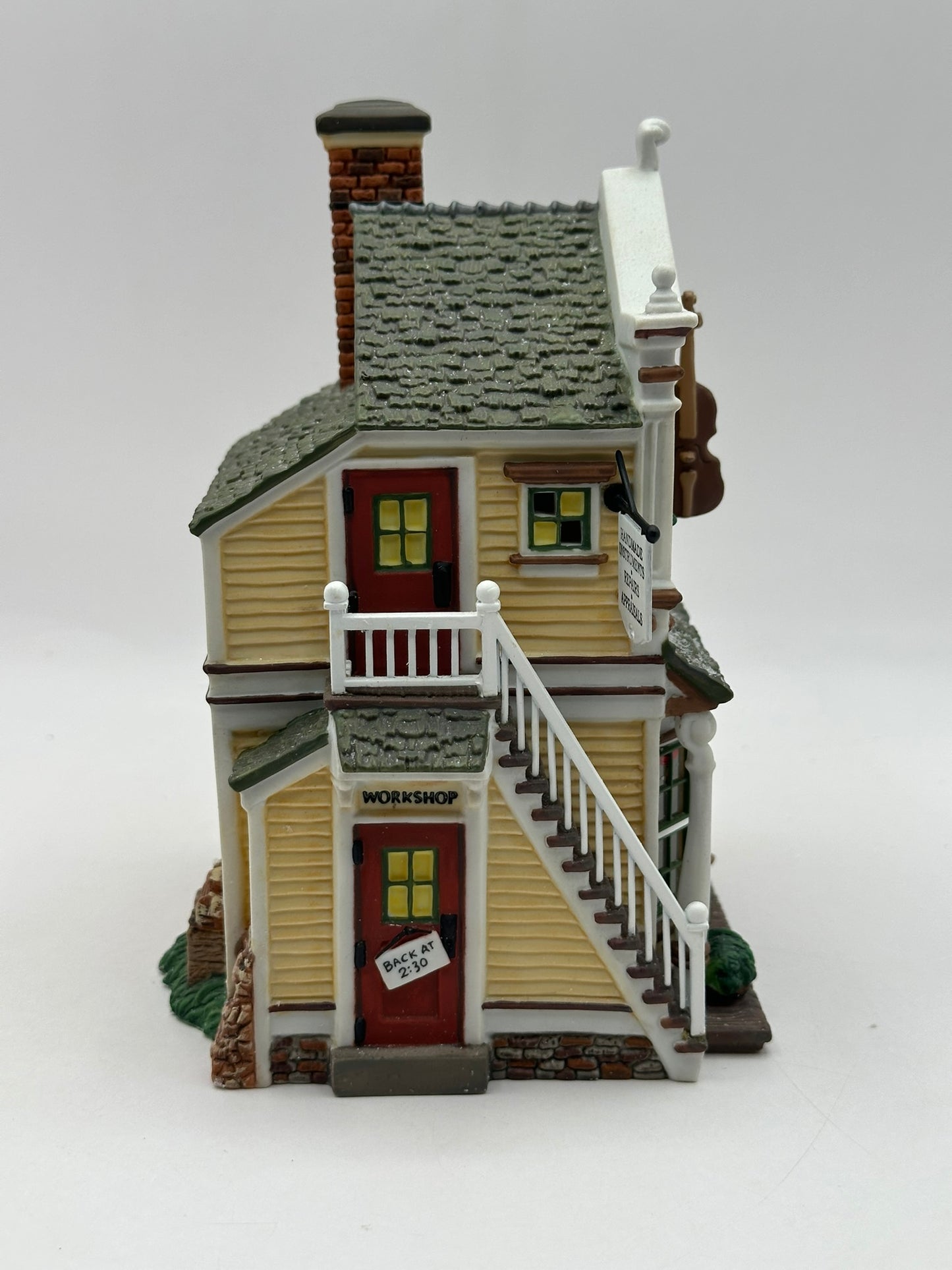 Department 56 - Benjamin Bowman Violin Maker - New England Village