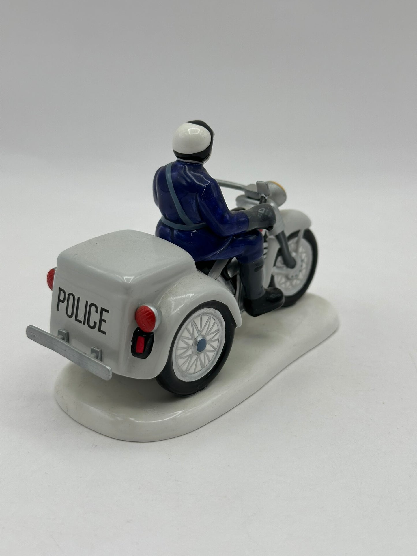 Department 56 - Patrolling The Road (Harley-Davidson) - Original Snow Village
