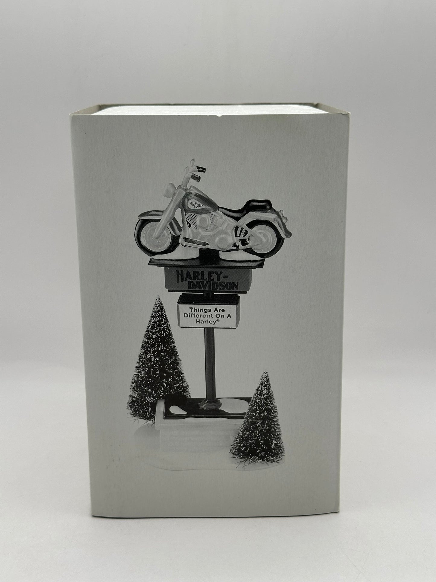 Department 56 - Harley-Davidson Sign - Original Snow Village