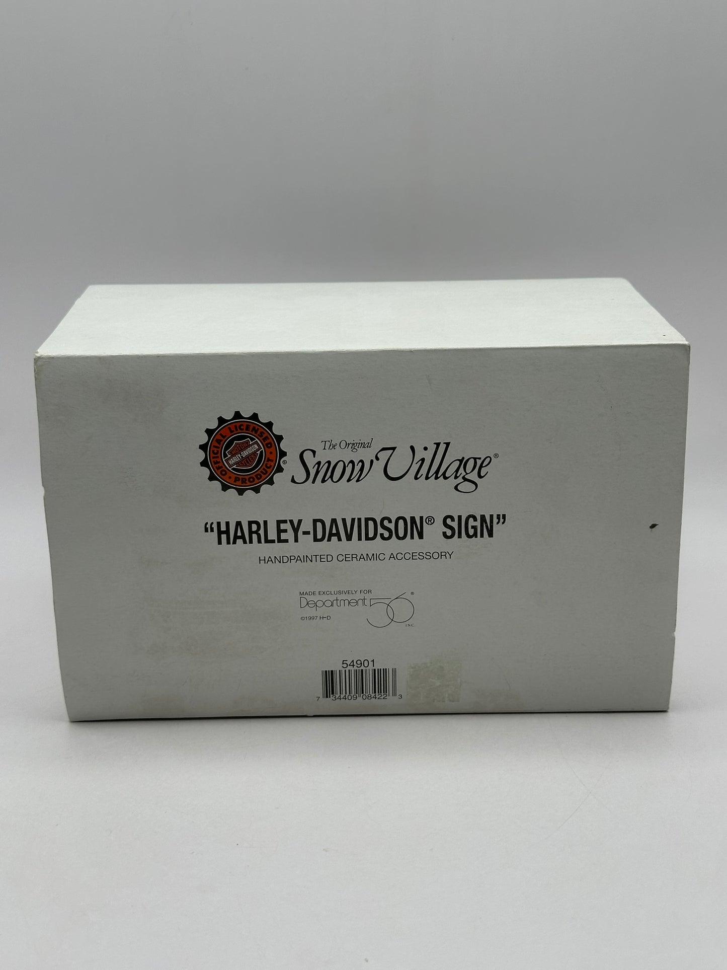 Department 56 - Harley-Davidson Sign - Original Snow Village
