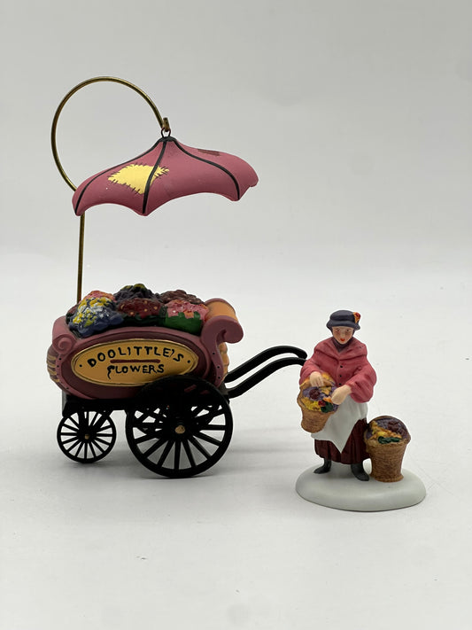 Department 56 - Chelsea Market Flower Monger & Cart - Dickens' Village