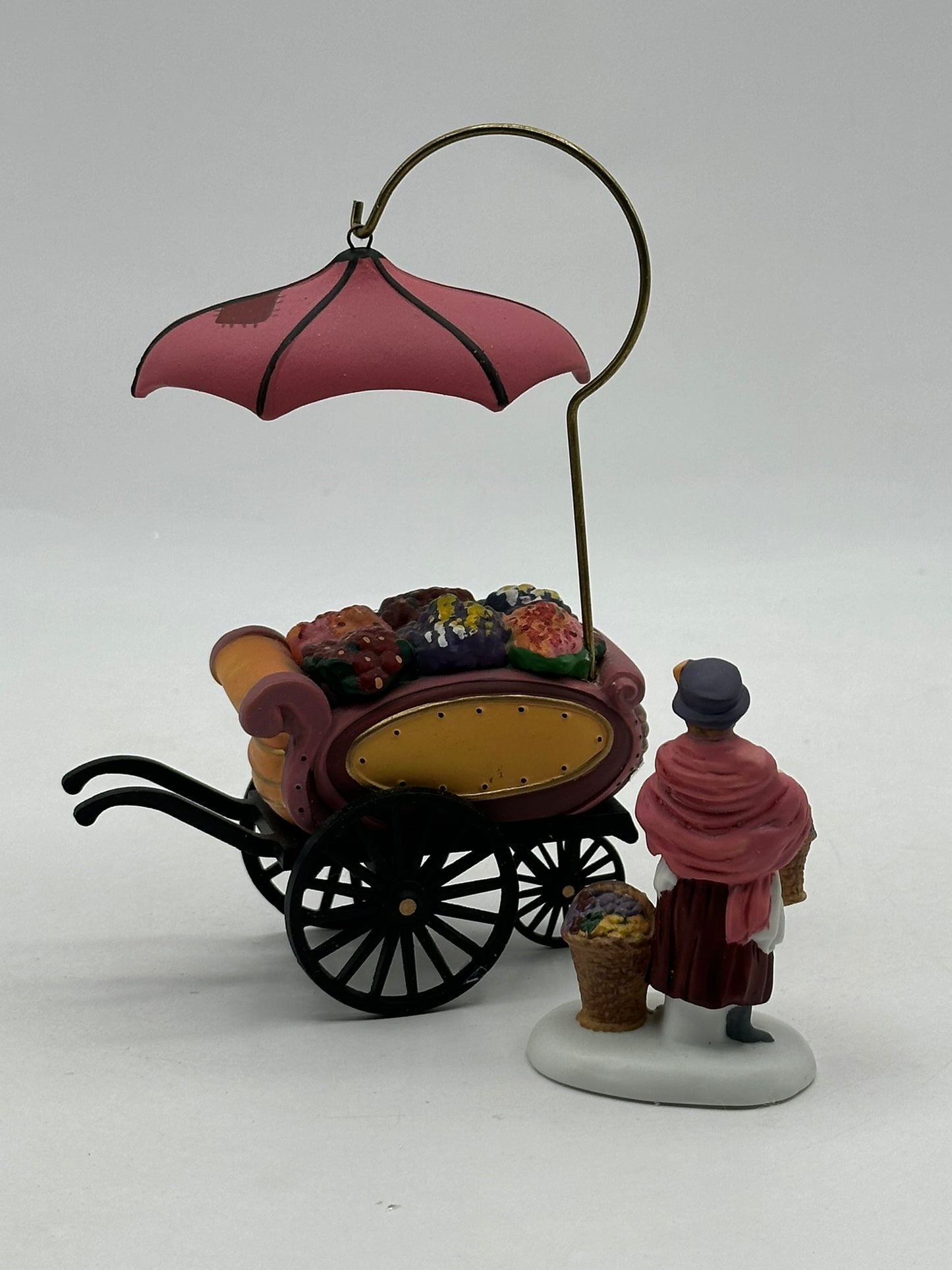 Department 56 - Chelsea Market Flower Monger & Cart - Dickens' Village