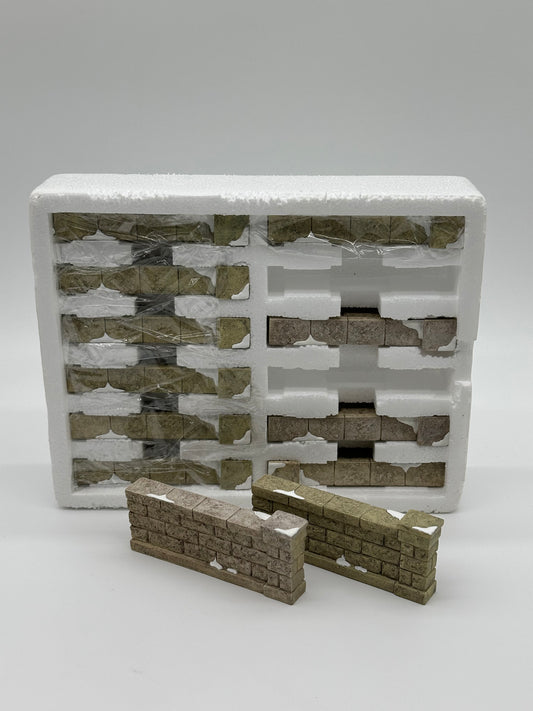Department 56 - Camden Park Square Stone Wall - Village Accessories