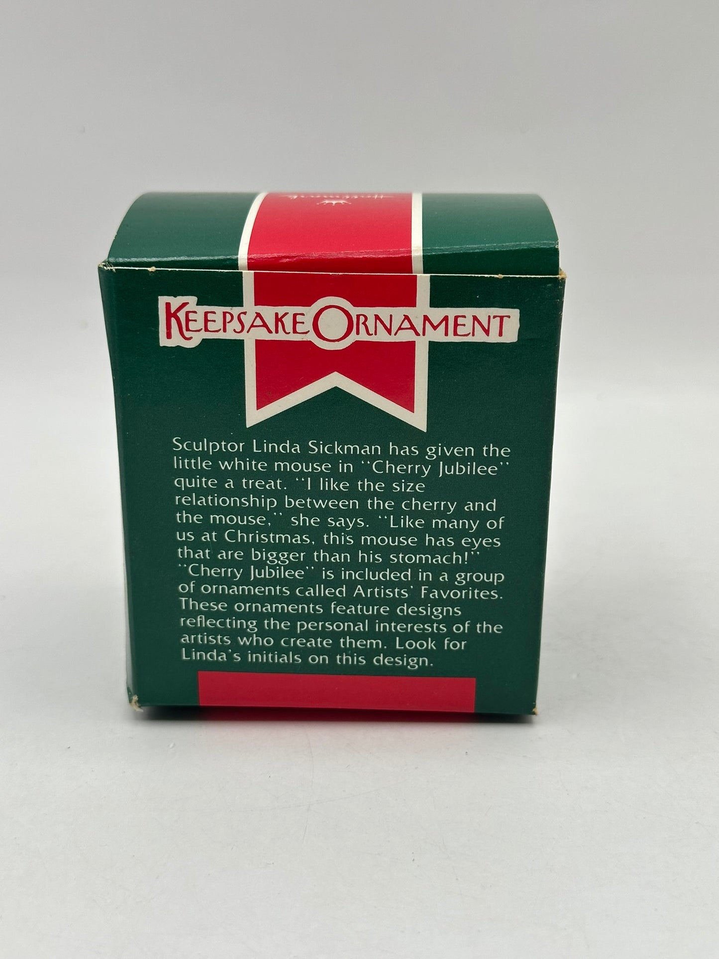 1989 Cherry Jubilee Hallmark Keepsake Ornament