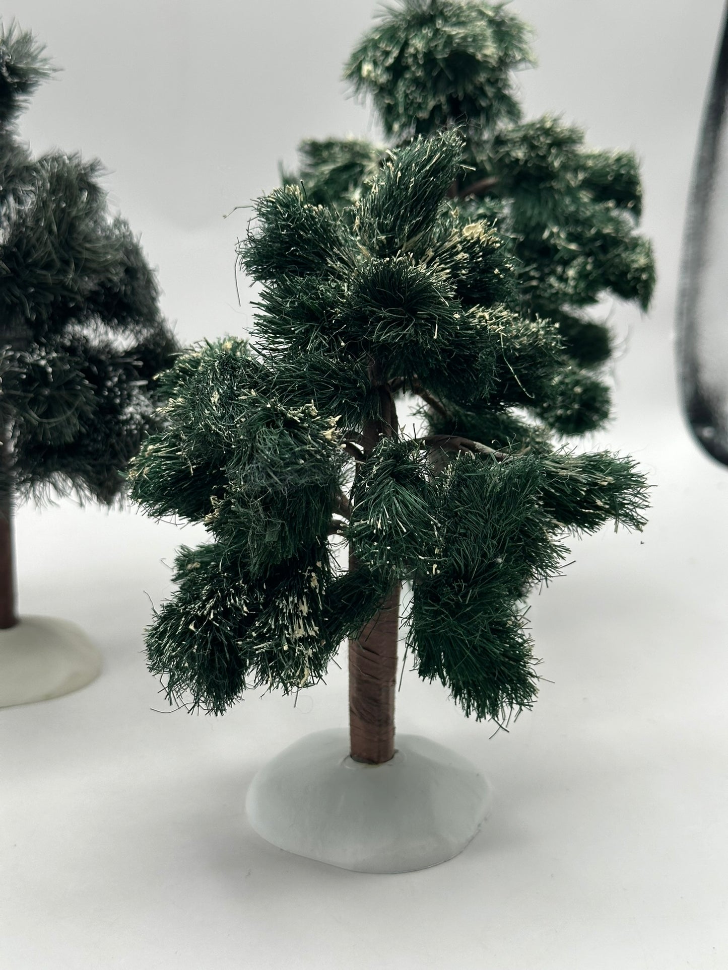 Dept 56 Village Accessories - Village Frosted Spruce - Small (Set of 3)