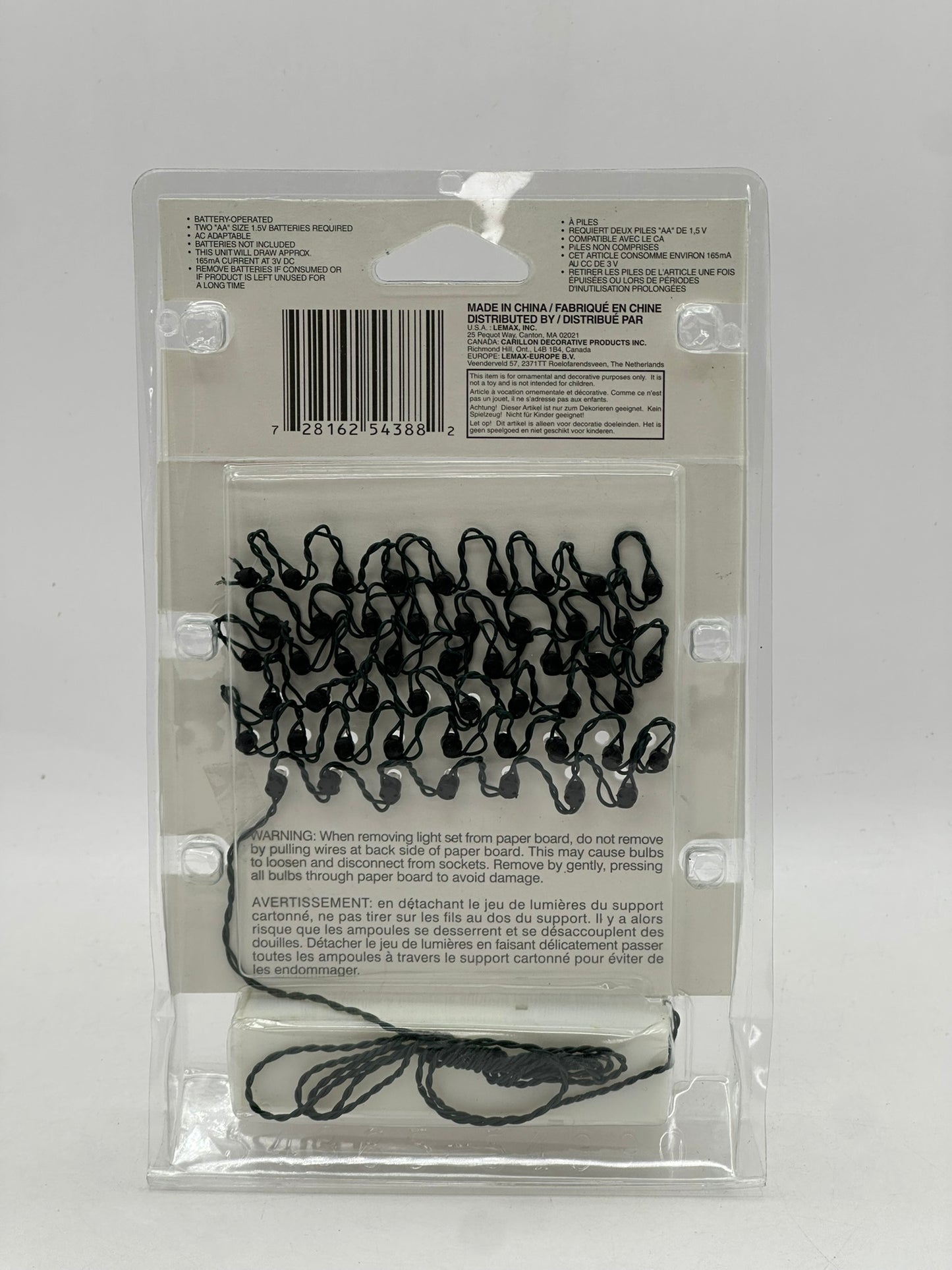 50 Mini Light Set, Clear Color | Lemax