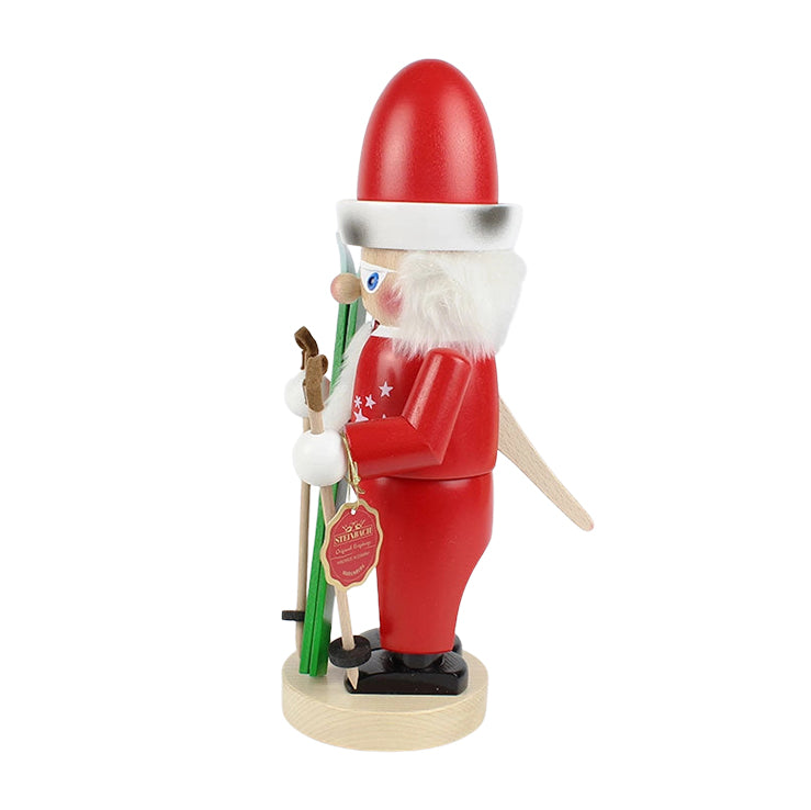 Steinbach Nutcracker - Chubby Skiing Santa 12.6"