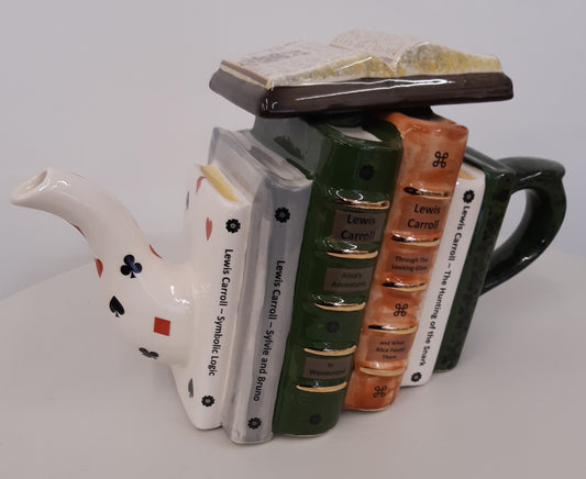 Carters of Suffolk - Books (Lewis Carroll)  - Handmade Teapot