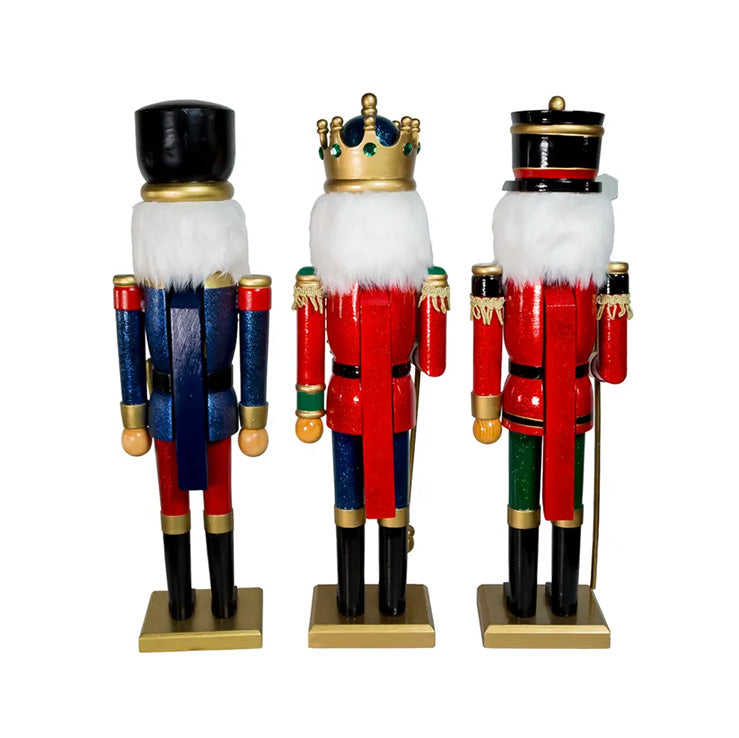 Kurt S. Adler Nutcrackers - King and Soldiers 20" (Set of 3)