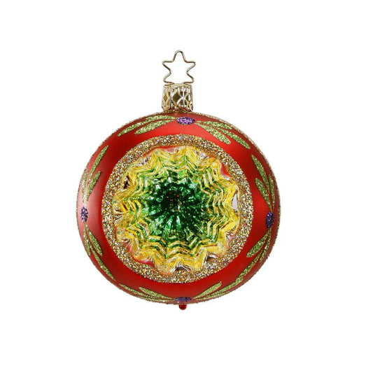 INGE GLAS Christmas Twinkles Reflector Ornament 3.2"