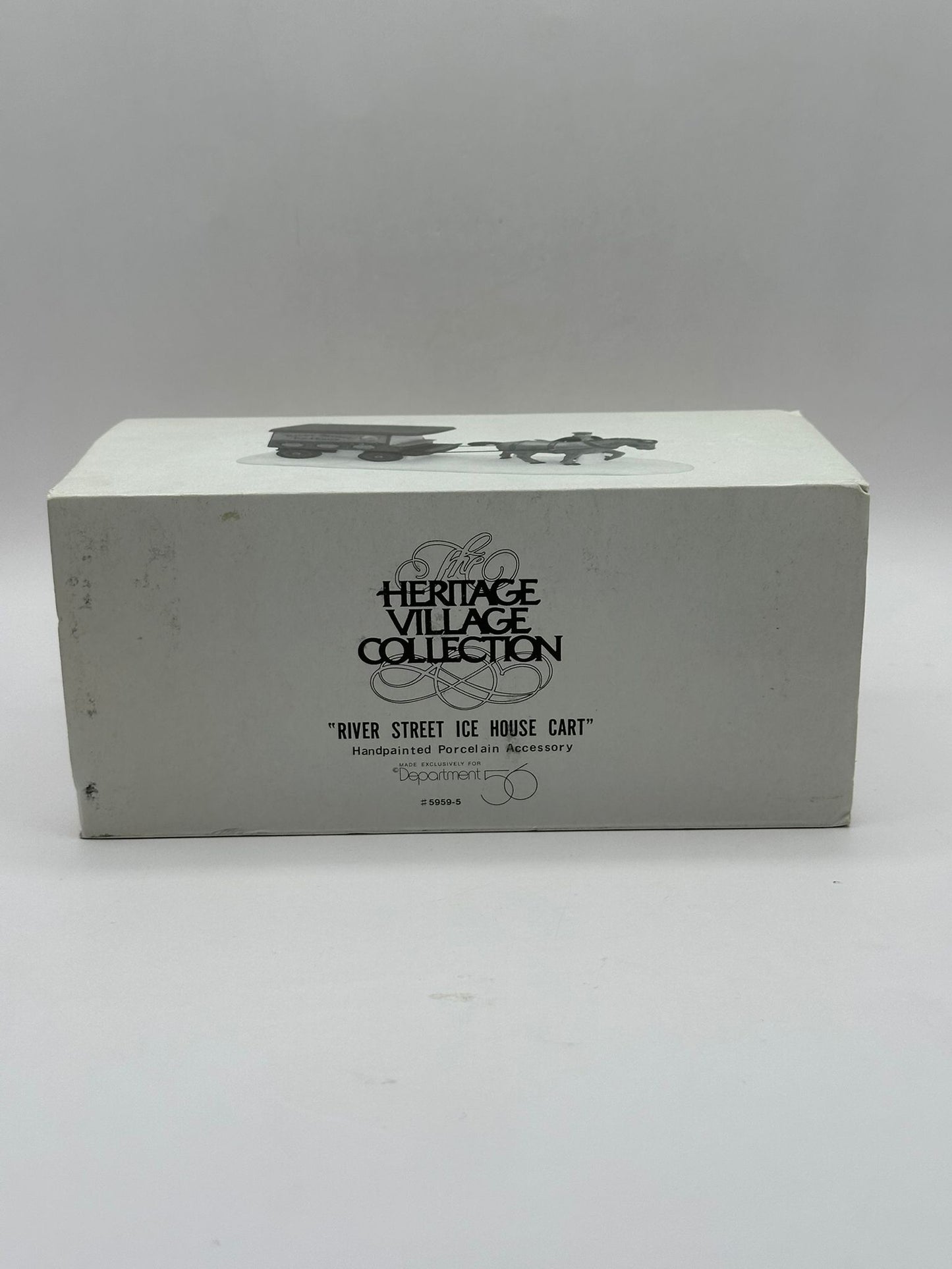 Department 56 - River Street Ice House Cart - Christmas in the City