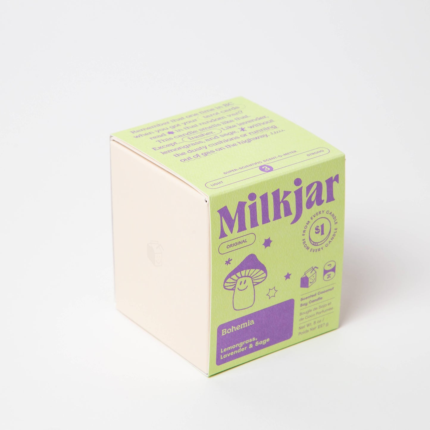 Milk Jar - Bohemia - Candle