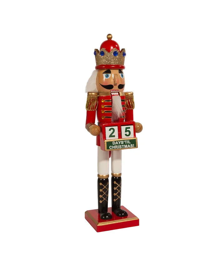 Kurt S. Adler Nutcracker - Nutcracker King With Calendar 15"