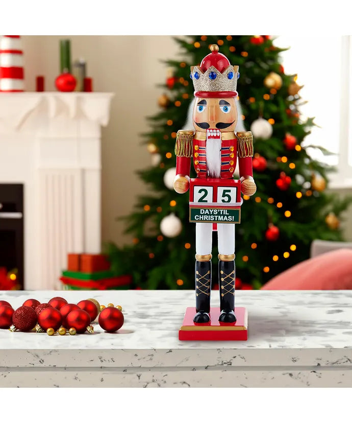 Kurt S. Adler Nutcracker - Nutcracker King With Calendar 15"