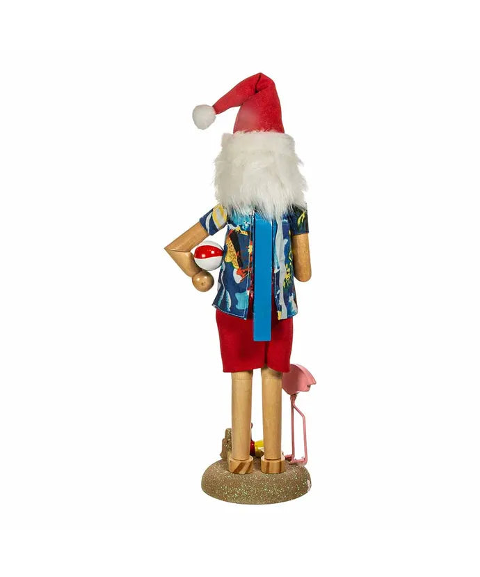 Kurt S. Adler Nutcracker - Wooden Beach Santa Nutcracker 15.5"
