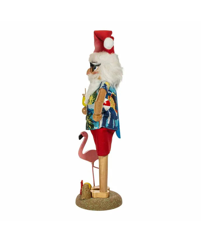 Kurt S. Adler Nutcracker - Wooden Beach Santa Nutcracker 15.5"