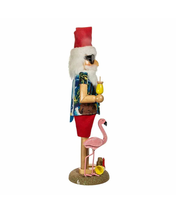 Kurt S. Adler Nutcracker - Wooden Beach Santa Nutcracker 15.5"