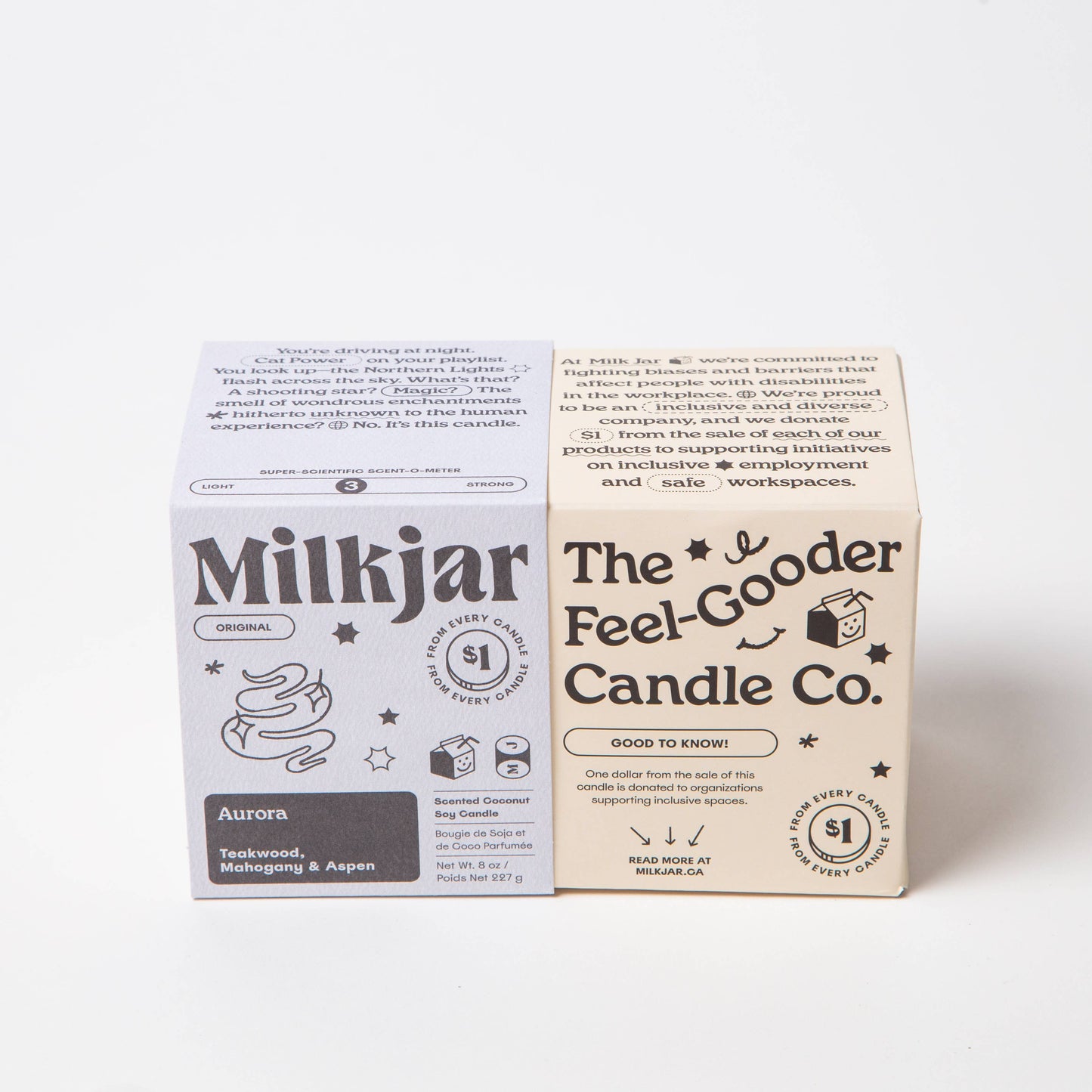 Milk Jar - Aurora - Candle
