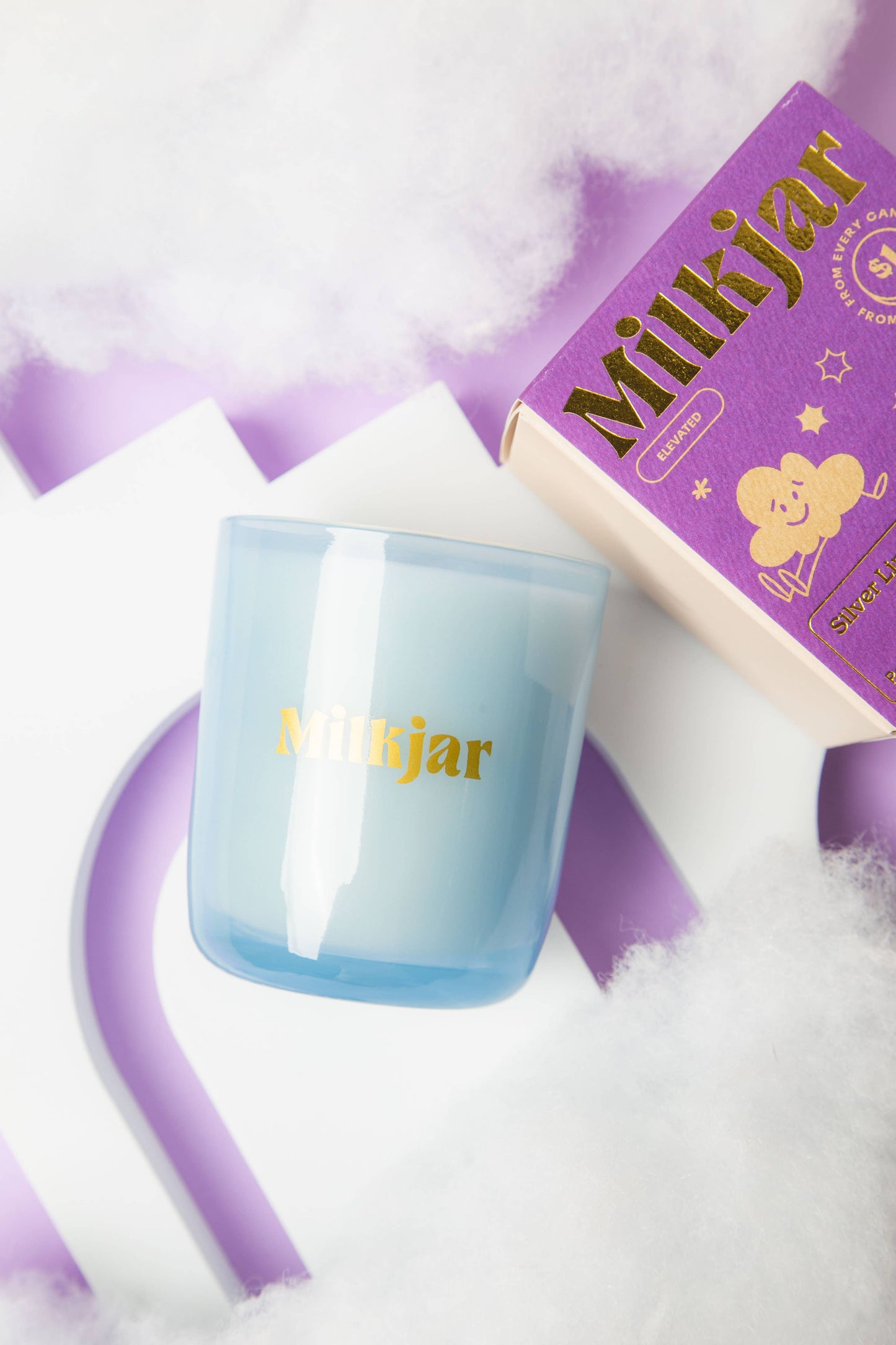 Milk Jar - Silver Linings - Candle