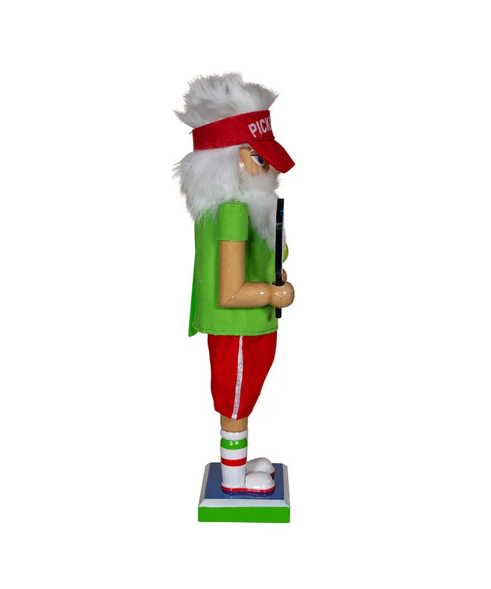 Kurt S. Adler Nutcracker - Wooden Pickleball Nutcracker 12"