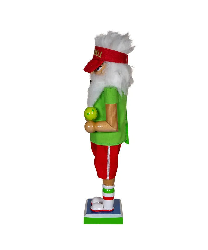 Kurt S. Adler Nutcracker - Wooden Pickleball Nutcracker 12"