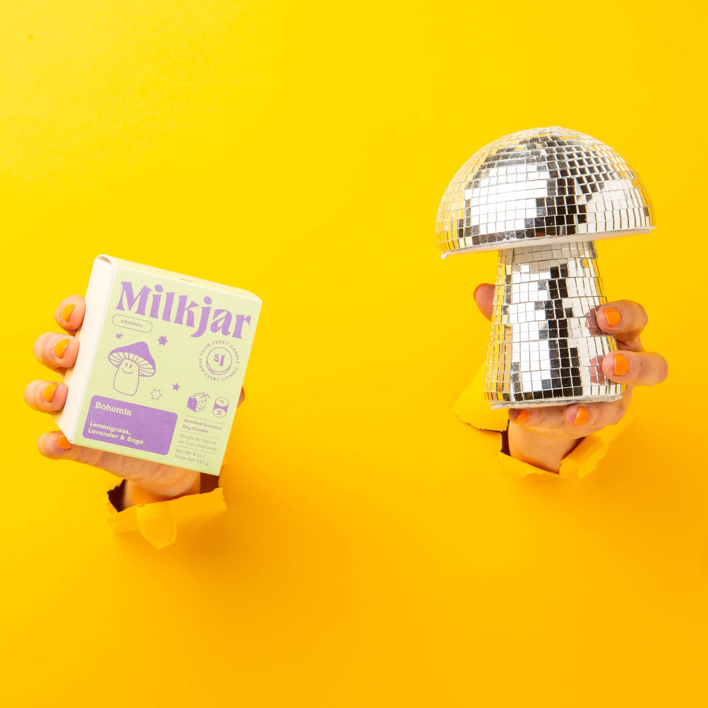 Milk Jar - Bohemia - Candle