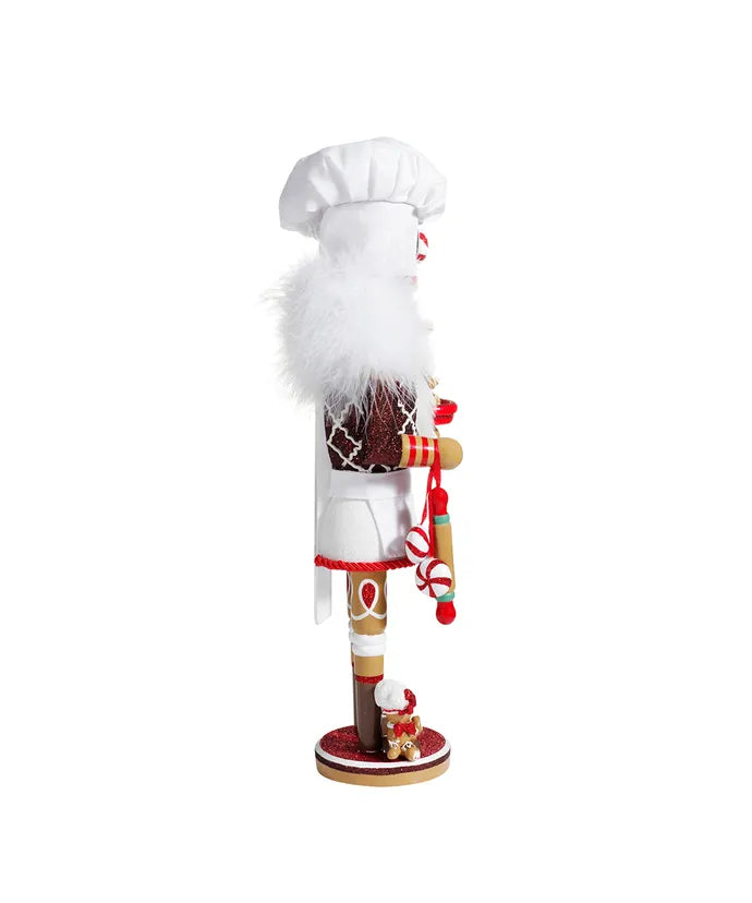 Kurt S. Adler Nutcracker - Hollywood Nutcrackers™ Gingerbread Chef 15.5"