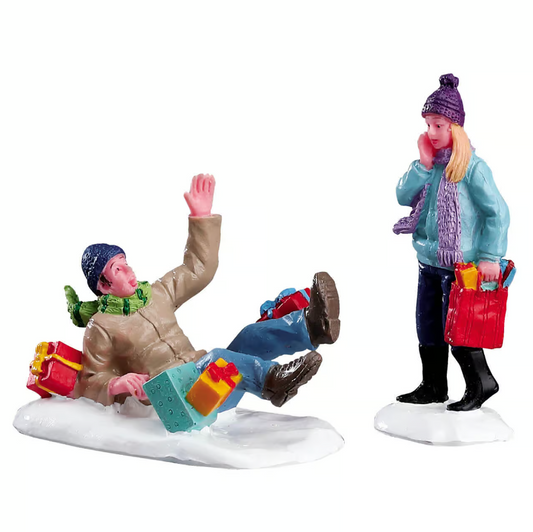 Lemax - Shopping Date, Set Of 2