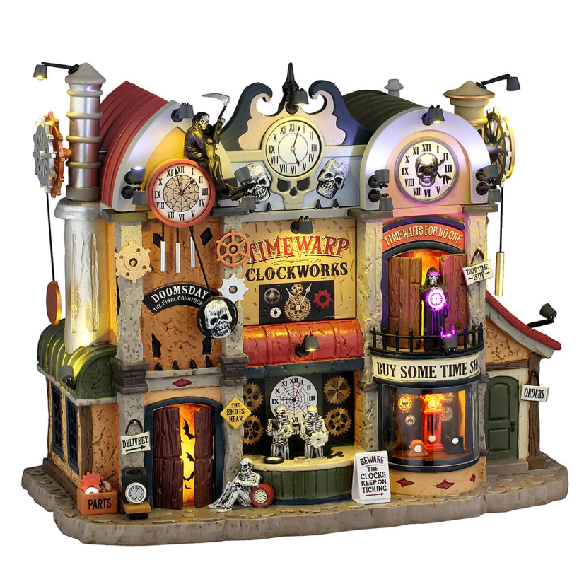 Lemax Spooky Town - Timewarp Clockworks – Vintage Villages