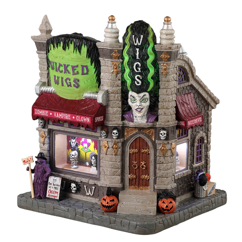 Lemax Spooky Town - Wicked Wigs